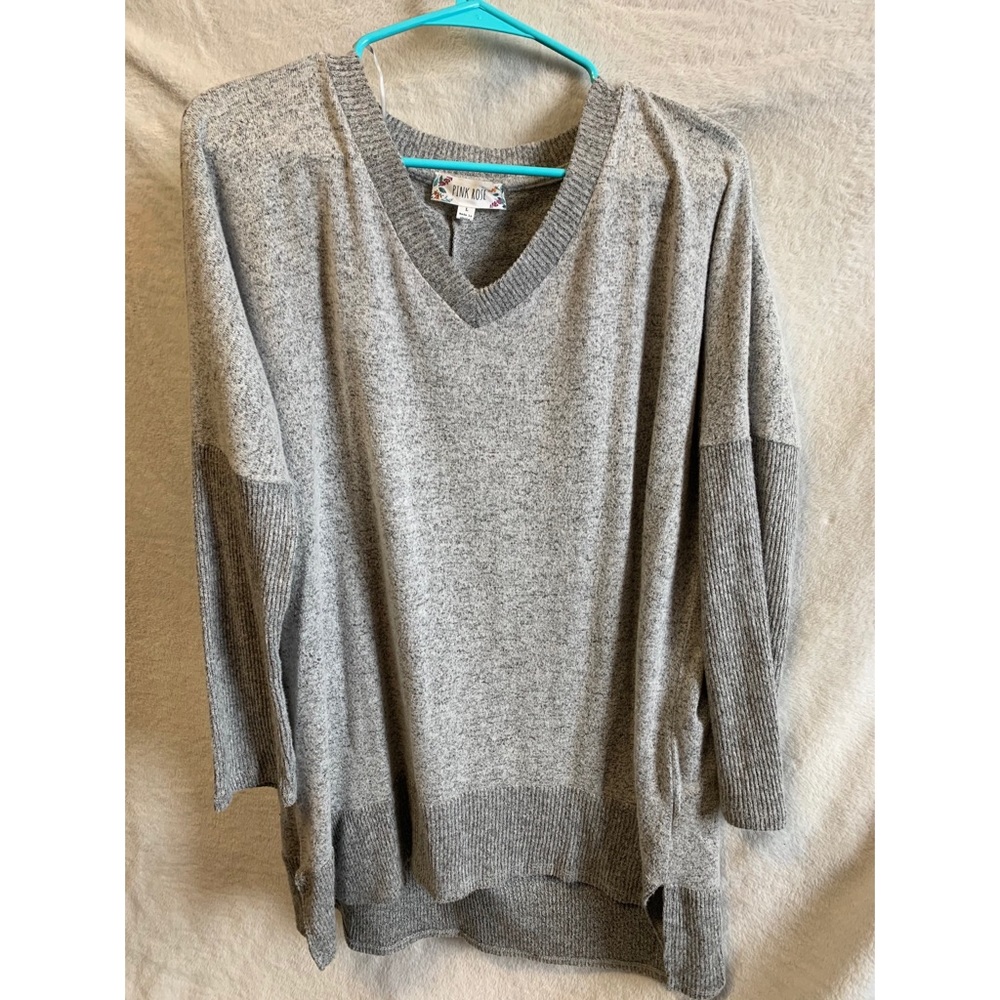 Long Grey Sweater